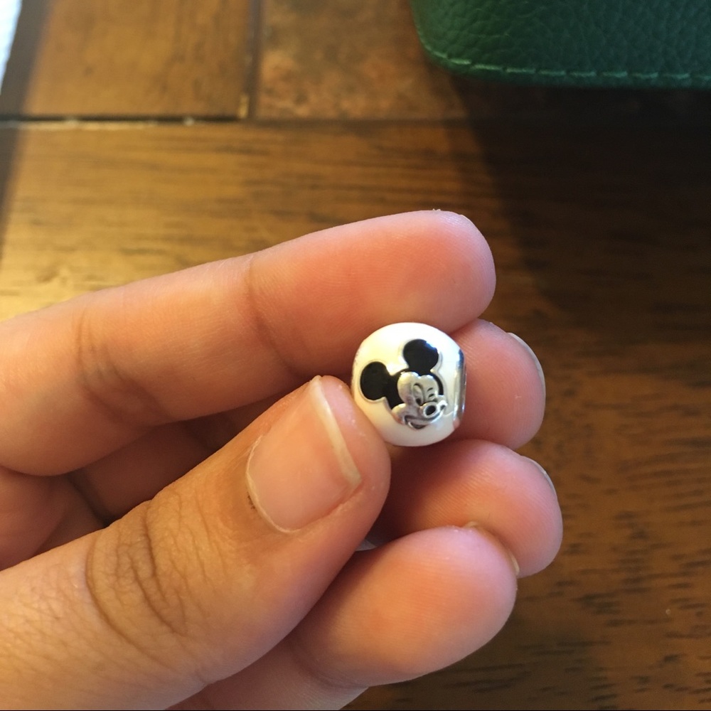 Authentic Disney Mickey Winking Charm